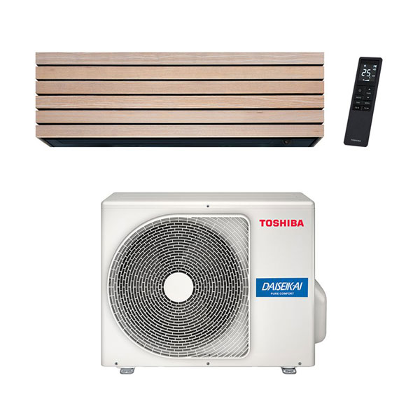 Toshiba Daiseikai 10 Wooden RAS-B18S4KVPG-E+RAS-18S4AVPG-E 18.000BTU